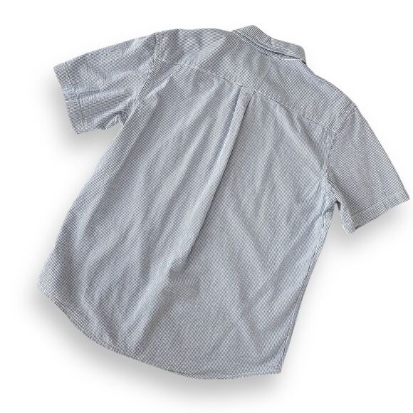 St. John's Bay Seersucker Short Sleeve‎ Men's Button Down Shirt Sz XL EUC - Picture 5 of 5